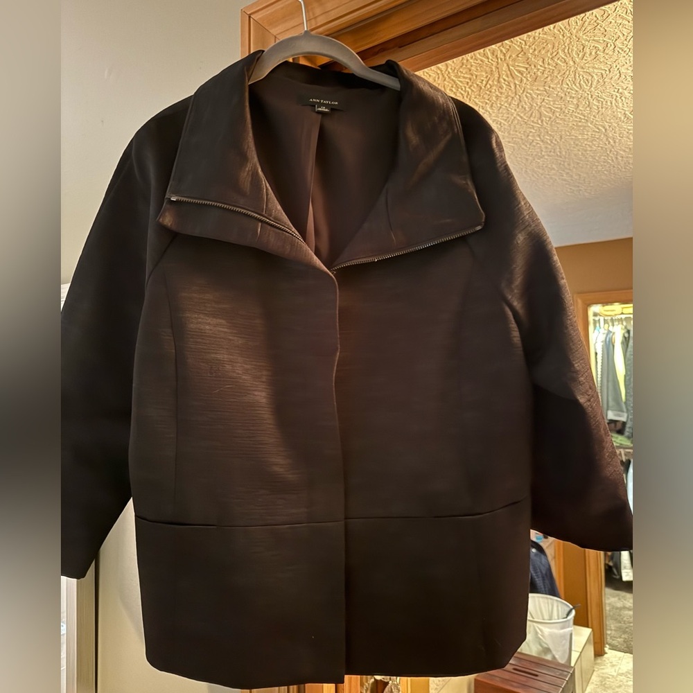 Ann Taylor black dinner jacket - size 14